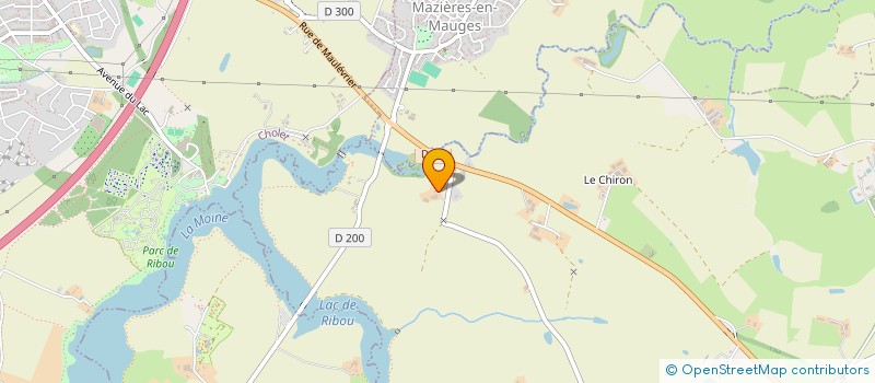 localisation de l'entreprise MONSIEUR CLAUDE BAZIN  MAULEVRIER