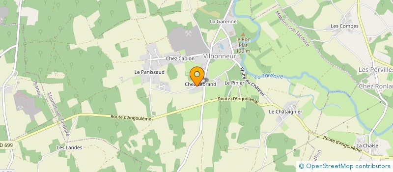 localisation de l'entreprise MONSIEUR CLAUDE BEAUGARD à MOULINS-SUR-TARDOIRE