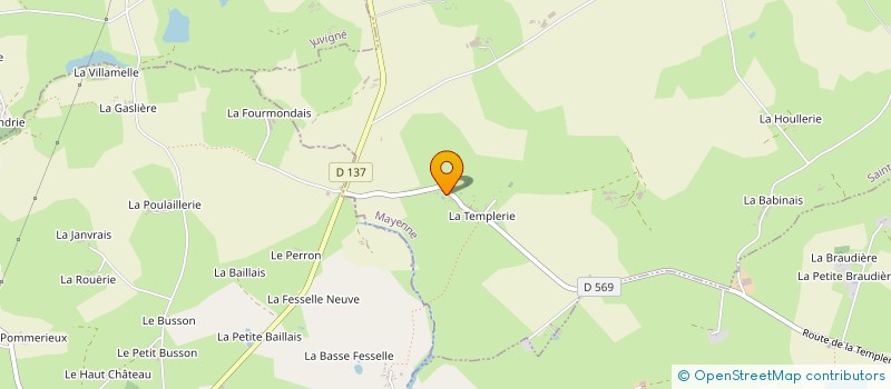 localisation de l'entreprise MONSIEUR CLAUDE BEAULIN  SAINT-HILAIRE-DU-MAINE