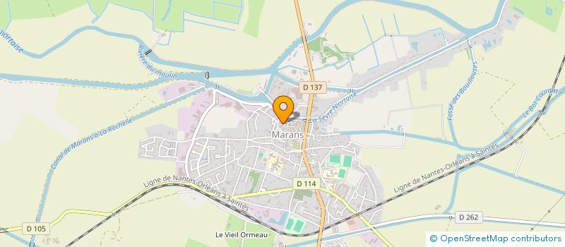 localisation de l'entreprise MONSIEUR CLAUDE BEAUPIN à MARANS