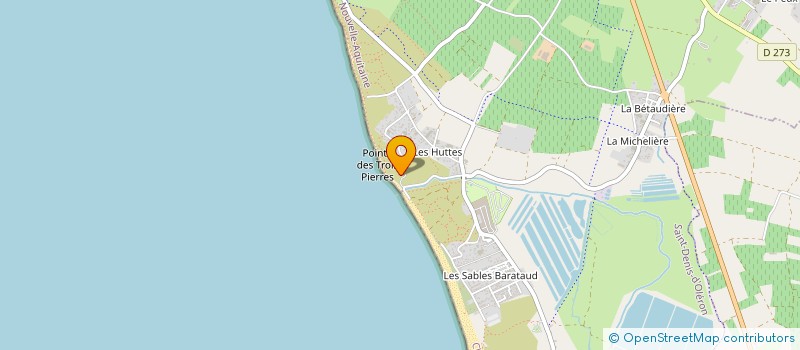localisation de l'entreprise MONSIEUR CLAUDE BEAUVAIS à SAINT-DENIS-D'OLERON