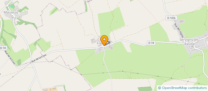 localisation de l'entreprise MONSIEUR CLAUDE BECKER  SERVIGNY-LES-RAVILLE