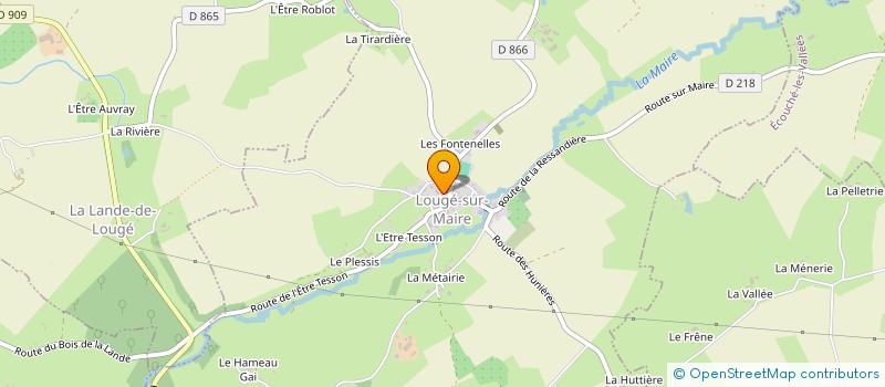 localisation de l'entreprise MONSIEUR CLAUDE BECOT à LOUGE-SUR-MAIRE