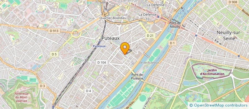 localisation de l'entreprise MONSIEUR CLAUDE BECQ  PUTEAUX