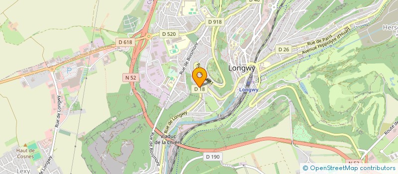 localisation de l'entreprise MONSIEUR CLAUDE BECQUER à LONGWY
