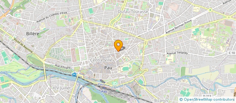 localisation de l'entreprise MONSIEUR CLAUDE BEDRINES à PAU