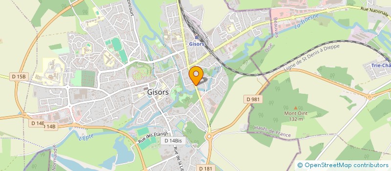 localisation de l'entreprise MONSIEUR CLAUDE BEELER à GISORS