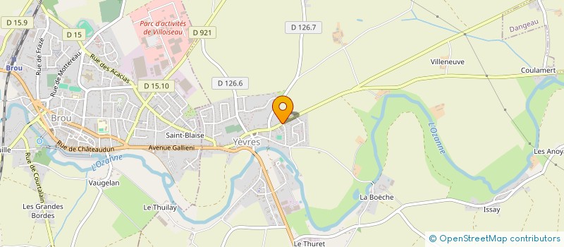 localisation de l'entreprise MONSIEUR CLAUDE BELLANGER à YEVRES