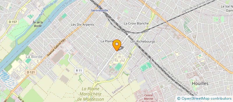 localisation de l'entreprise MONSIEUR CLAUDE BELLIER à SARTROUVILLE