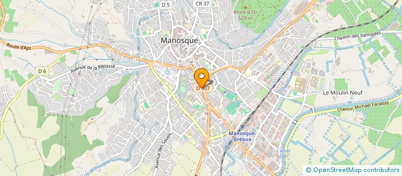 localisation de l'entreprise MONSIEUR CLAUDE BELLON  MANOSQUE