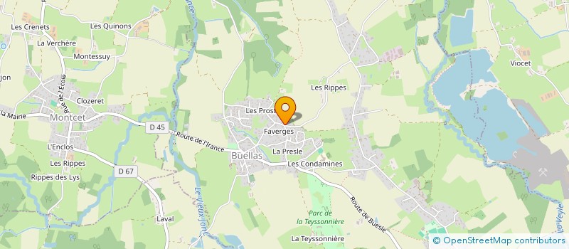 localisation de l'entreprise MONSIEUR CLAUDE BELLU  BUELLAS