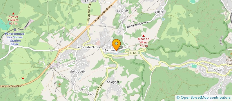 localisation de l'entreprise MONSIEUR CLAUDE BELORGEOT  ORCINES