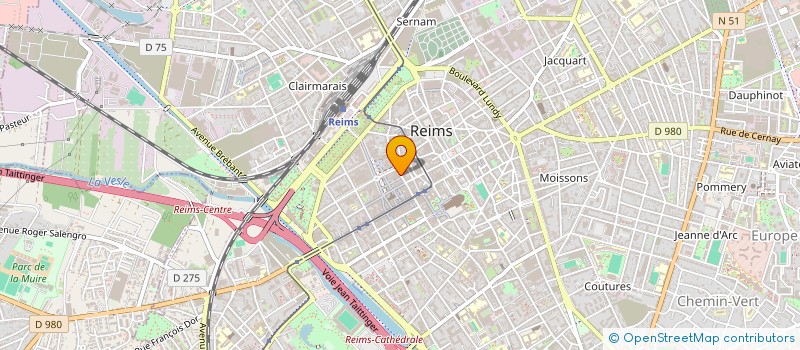 localisation de l'entreprise MONSIEUR CLAUDE BEMOL à REIMS