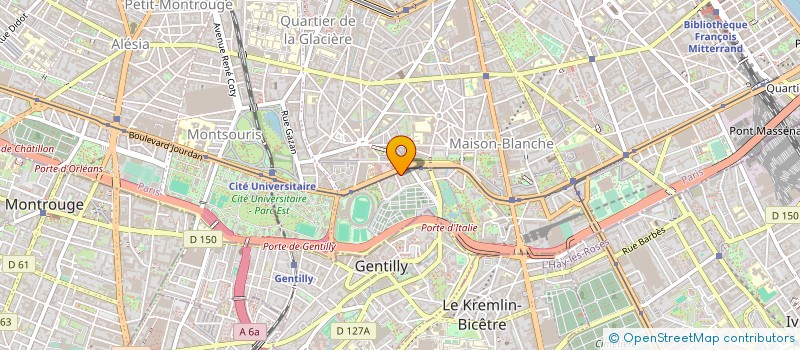 localisation de l'entreprise MONSIEUR CLAUDE BENABOU à PARIS
