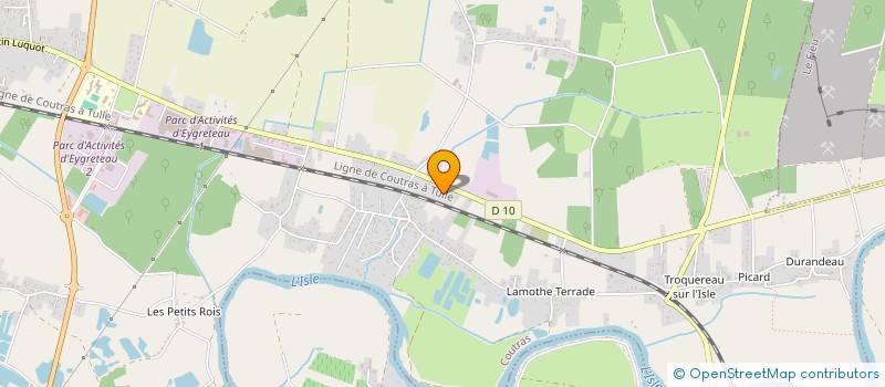 localisation de l'entreprise MONSIEUR CLAUDE BENAY  COUTRAS