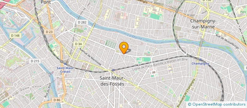 localisation de l'entreprise MONSIEUR CLAUDE BENDER  SAINT-MAUR-DES-FOSSES