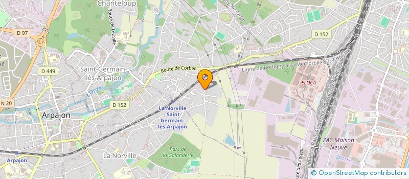 localisation de l'entreprise MONSIEUR CLAUDE BENEZECH à SAINT-GERMAIN-LES-ARPAJON