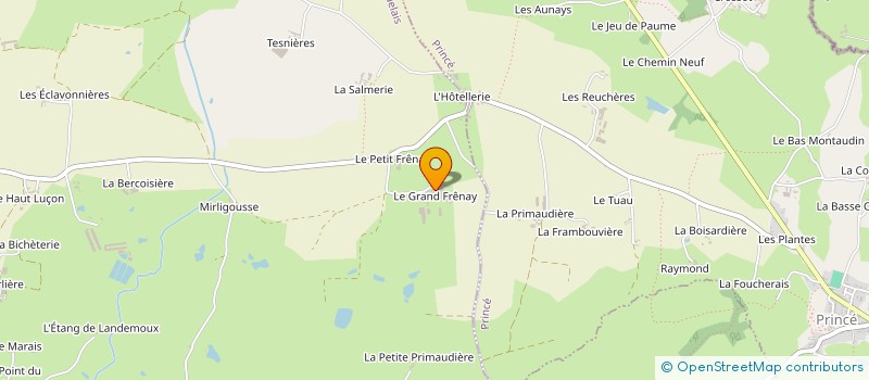 localisation de l'entreprise MONSIEUR CLAUDE BENOIST à CHATILLON-EN-VENDELAIS