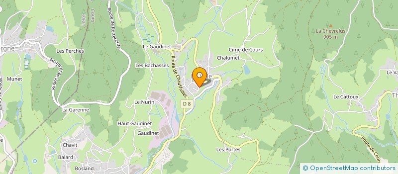 localisation de l'entreprise MONSIEUR CLAUDE BENOIT  RANCHAL