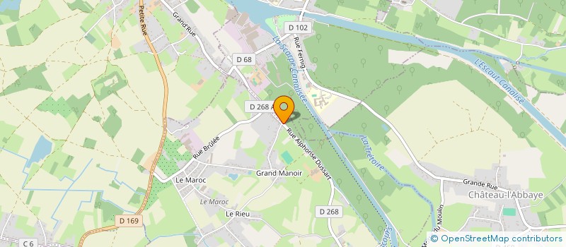 localisation de l'entreprise MONSIEUR CLAUDE-BENOIT DUQUESNE  THUN-SAINT-AMAND