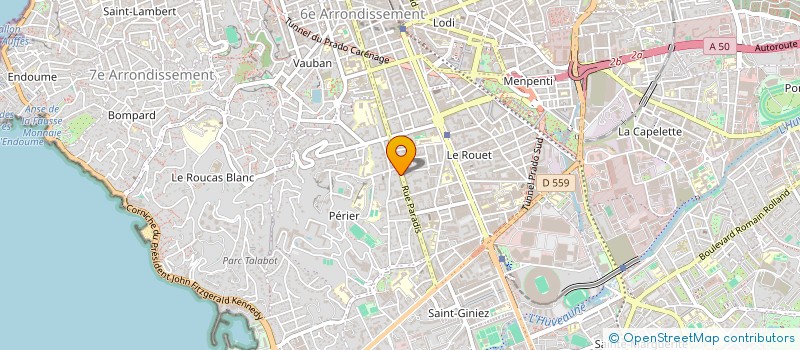 localisation de l'entreprise MONSIEUR CLAUDE BENSOUSSAN à MARSEILLE