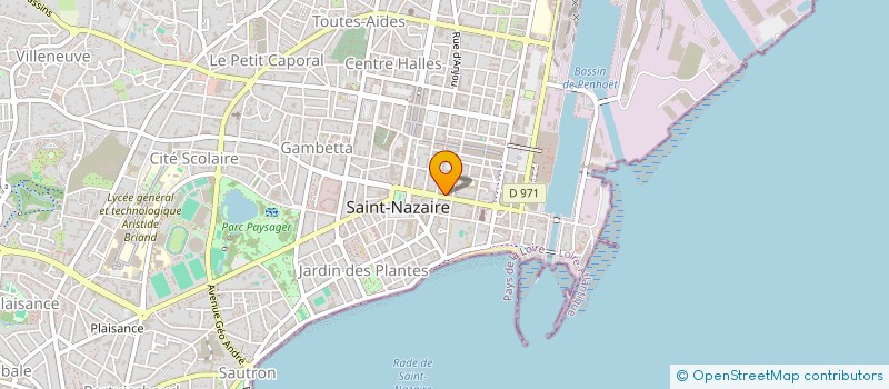 localisation de l'entreprise MONSIEUR CLAUDE BERCHADSKI  SAINT-NAZAIRE