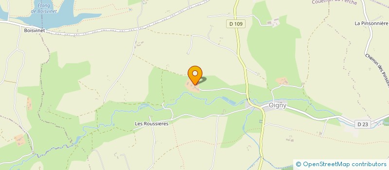 localisation de l'entreprise MONSIEUR CLAUDE BERGEOT  COUETRON-AU-PERCHE