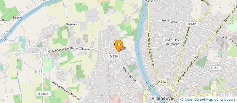 localisation de l'entreprise MONSIEUR CLAUDE BERGER à VILLENEUVE-SUR-LOT