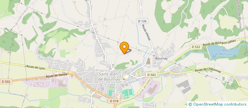 localisation de l'entreprise MONSIEUR CLAUDE BERGER BILLON  SAINT-JEAN-DE-BOURNAY