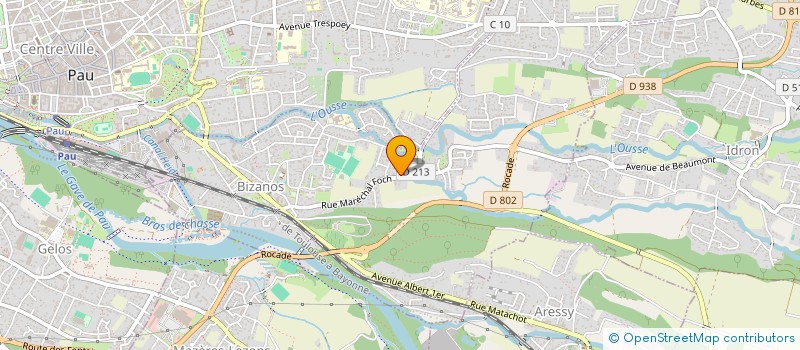 localisation de l'entreprise MONSIEUR CLAUDE BERNADBEROY  BIZANOS