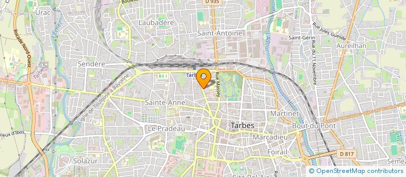 localisation de l'entreprise MONSIEUR CLAUDE BERNADOU  TARBES
