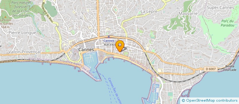 localisation de l'entreprise MONSIEUR CLAUDE BERNARD à CANNES