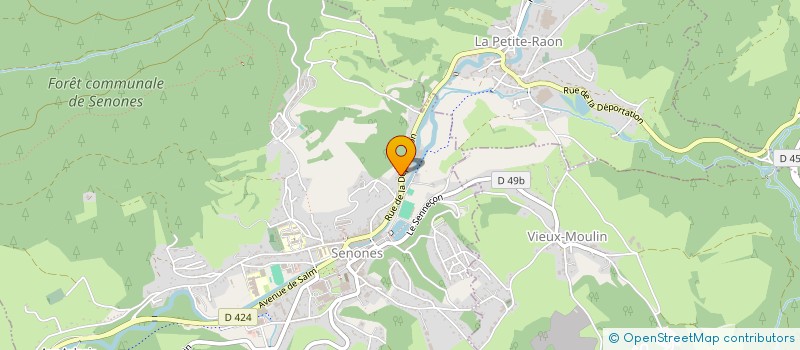 localisation de l'entreprise MONSIEUR CLAUDE BERNARD  SENONES