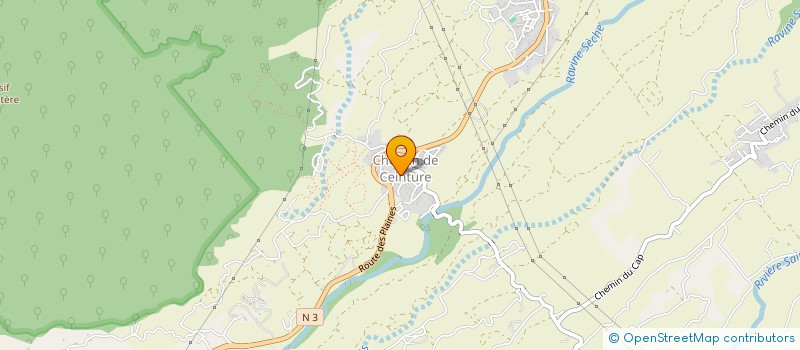 localisation de l'entreprise MONSIEUR CLAUDE BERNARD  SAINT-BENOIT