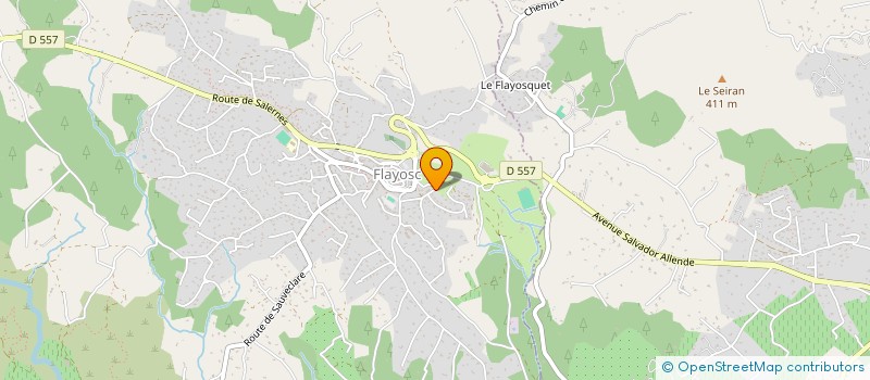 localisation de l'entreprise MONSIEUR CLAUDE BERNARD à FLAYOSC