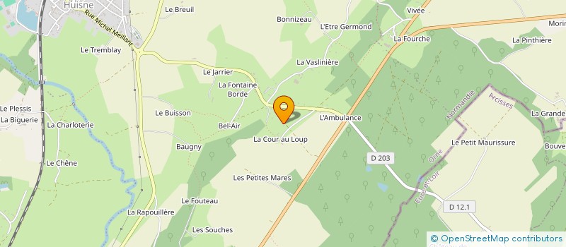 localisation de l'entreprise MONSIEUR CLAUDE BERNARD à SABLONS-SUR-HUISNE