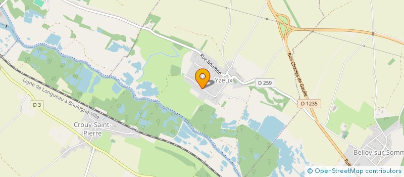 localisation de l'entreprise MONSIEUR CLAUDE BERNARD YVES POLLEUX  YZEUX