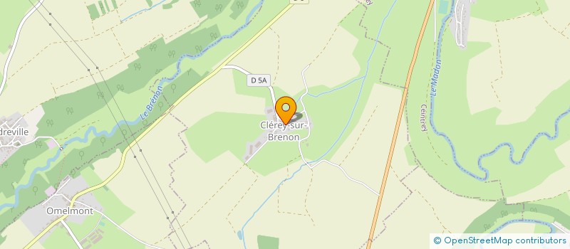 localisation de l'entreprise MONSIEUR CLAUDE BERNE  CLEREY-SUR-BRENON