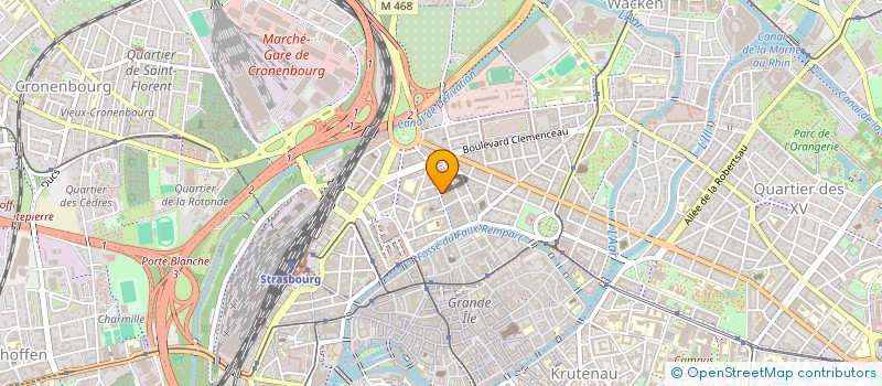 localisation de l'entreprise MONSIEUR CLAUDE BERNHART à STRASBOURG