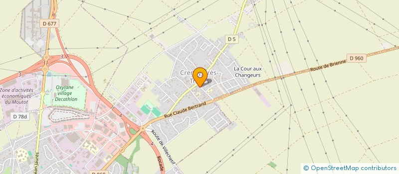 localisation de l'entreprise MONSIEUR CLAUDE BERTHELOT  VAILLY