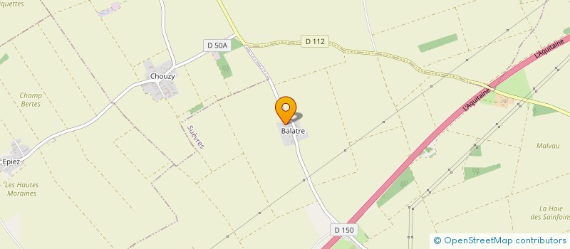 localisation de l'entreprise MONSIEUR CLAUDE BERTHELOT  SUEVRES