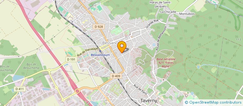 localisation de l'entreprise MONSIEUR CLAUDE BERTHERAND  BESSANCOURT