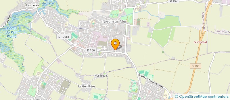 localisation de l'entreprise MONSIEUR CLAUDE BERTHO  NIEUL-SUR-MER