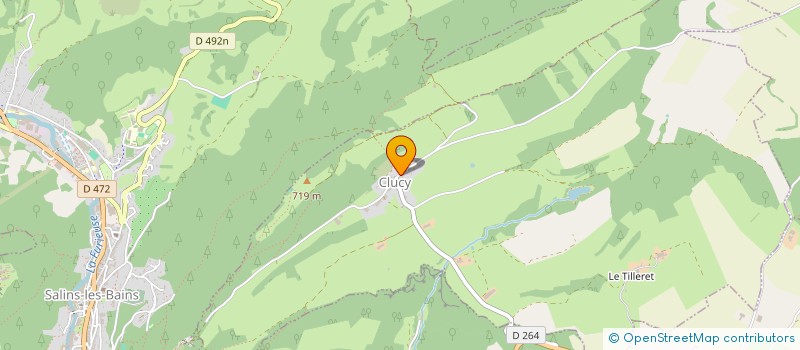 localisation de l'entreprise MONSIEUR CLAUDE BERTHOD  CLUCY