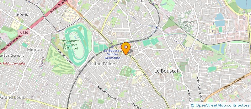 localisation de l'entreprise MONSIEUR CLAUDE BERTHOMIEU  LE BOUSCAT