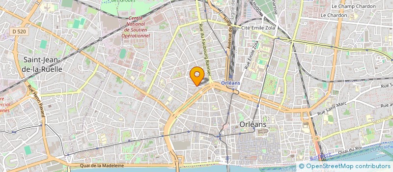 localisation de l'entreprise MONSIEUR CLAUDE BERTIL ESPINET à ORLEANS