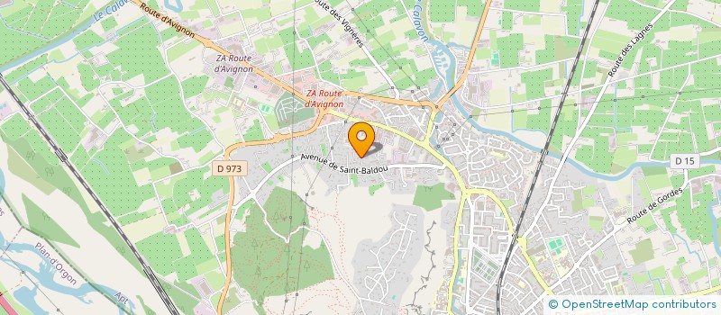 localisation de l'entreprise MONSIEUR CLAUDE BERTRAND à CAVAILLON