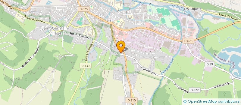 localisation de l'entreprise MONSIEUR CLAUDE BERTRAND  PONT-AUDEMER