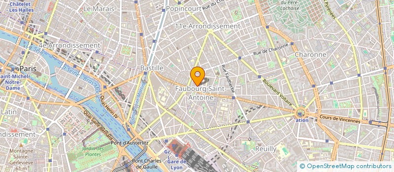 localisation de l'entreprise MONSIEUR CLAUDE BESNARD  PARIS