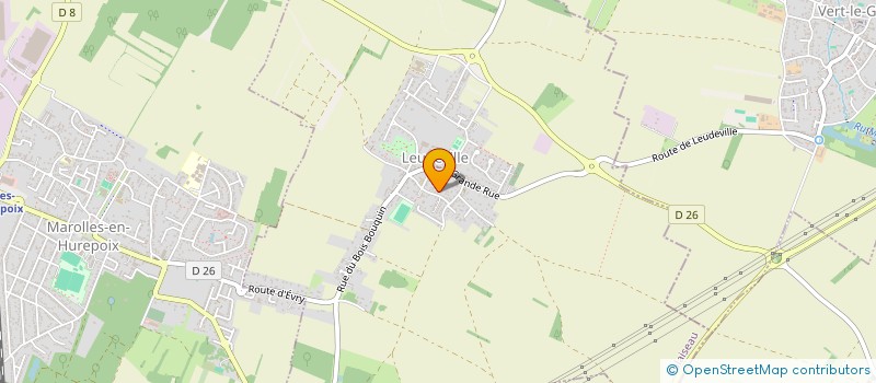 localisation de l'entreprise MONSIEUR CLAUDE BESNARD  LEUDEVILLE